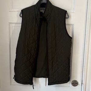 Field & Stream Dark Green Quilted Vest
